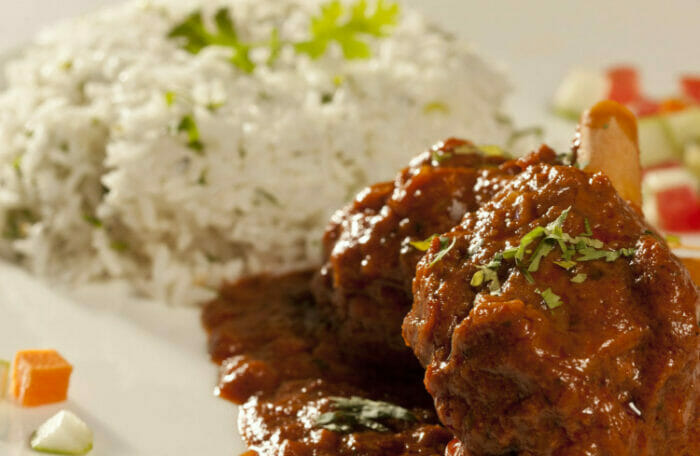 Basmati Rice & Lamb Curry