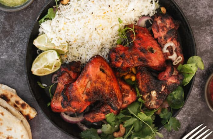 Basmati Rice & Tandoori Chicken